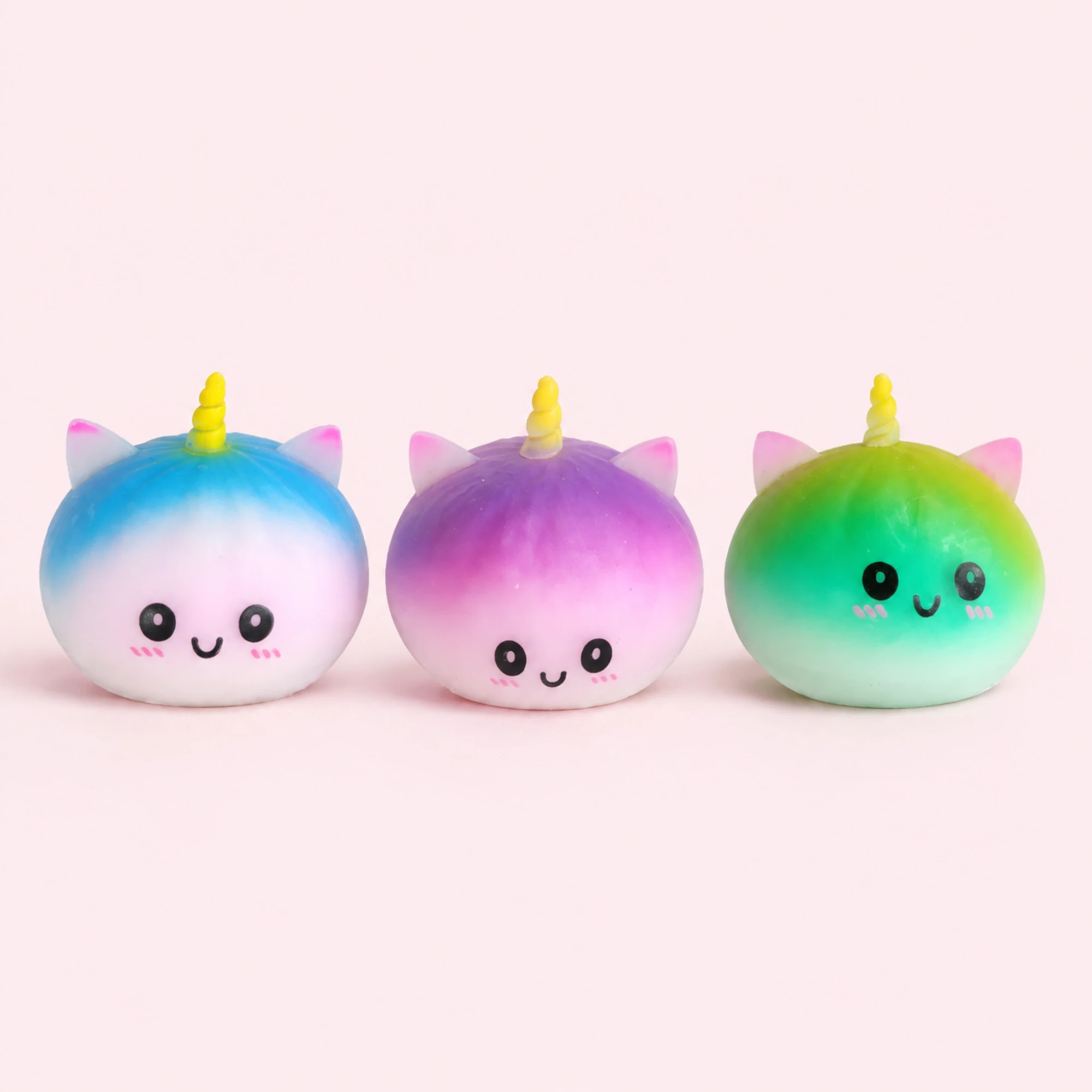 Rainbow Unicorn Bun Squishy — Random Color, Same Style