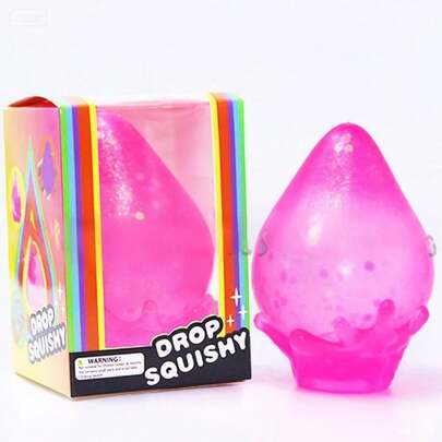 Water Drop Squishy — Pink