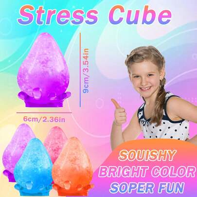 Water Drop Squishy — Pink — alternate view
