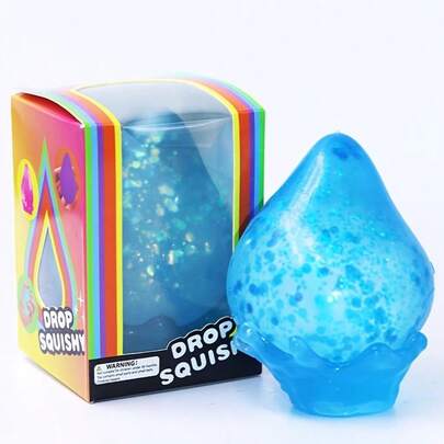Water Drop Squishy — Blue