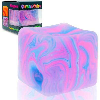Ice Cube Squishy — Blue