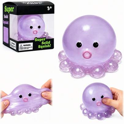 Octopus Squishy — Purple