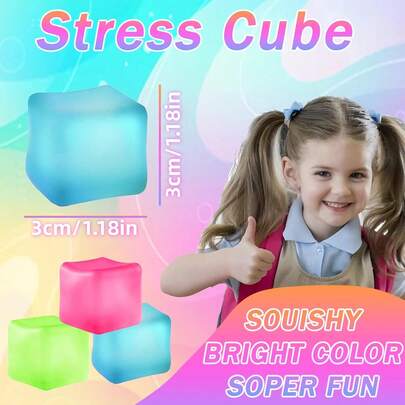 Ice Cube Squishies — 3 Pack — alternate view