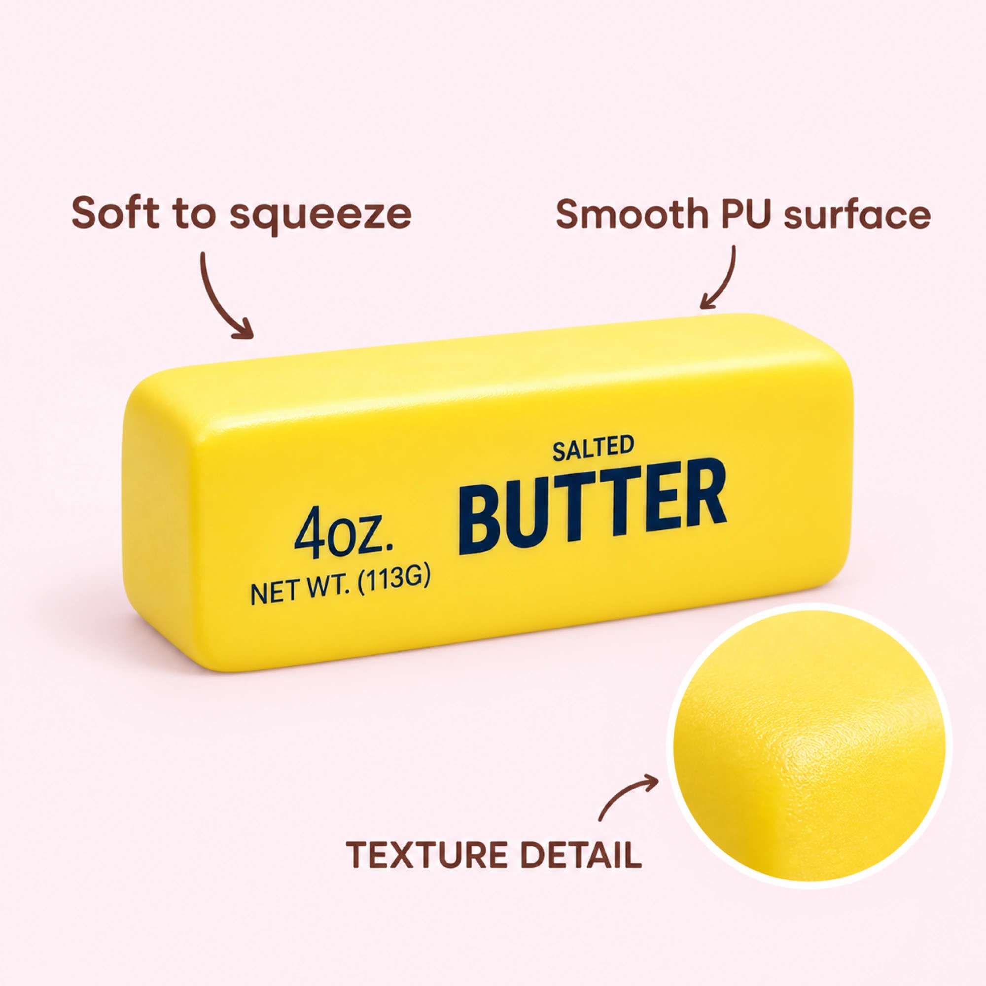 Butter Squishy Toy – Slow Rising Squeeze Stress Toy for Kids & Adults — inside