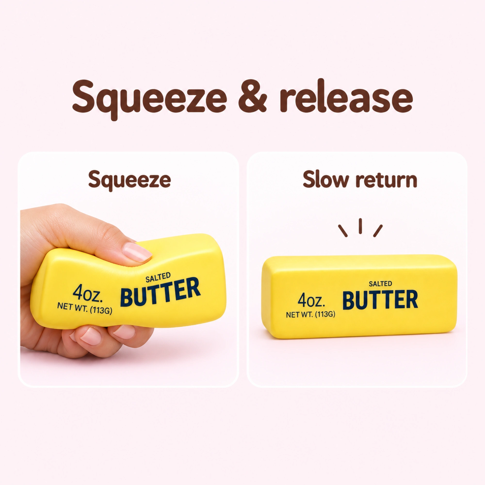 Butter Squishy Toy – Slow Rising Squeeze Stress Toy for Kids & Adults — comparison