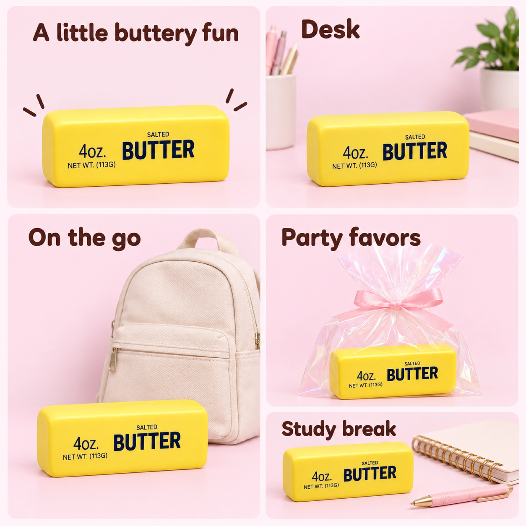Butter Squishy Toy – Slow Rising Squeeze Stress Toy for Kids & Adults — lifestyle