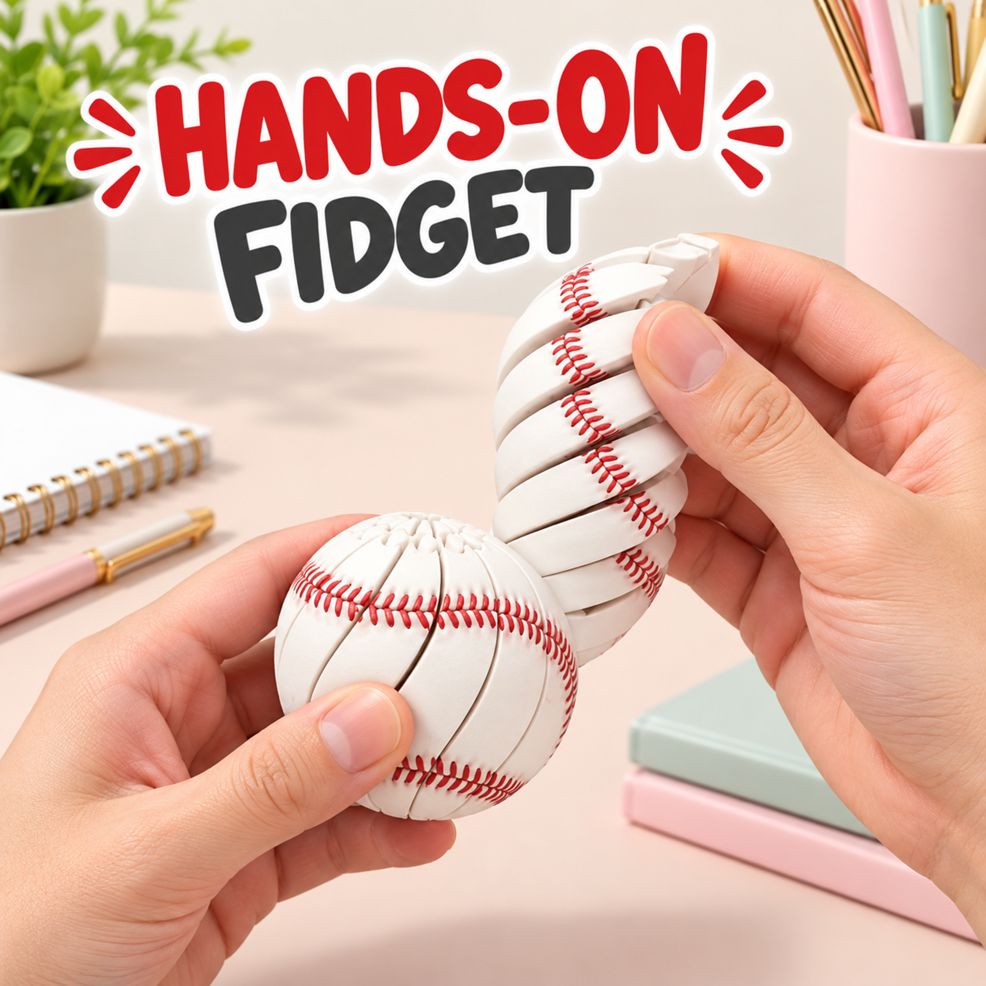 Baseball fidget ball lifestyle