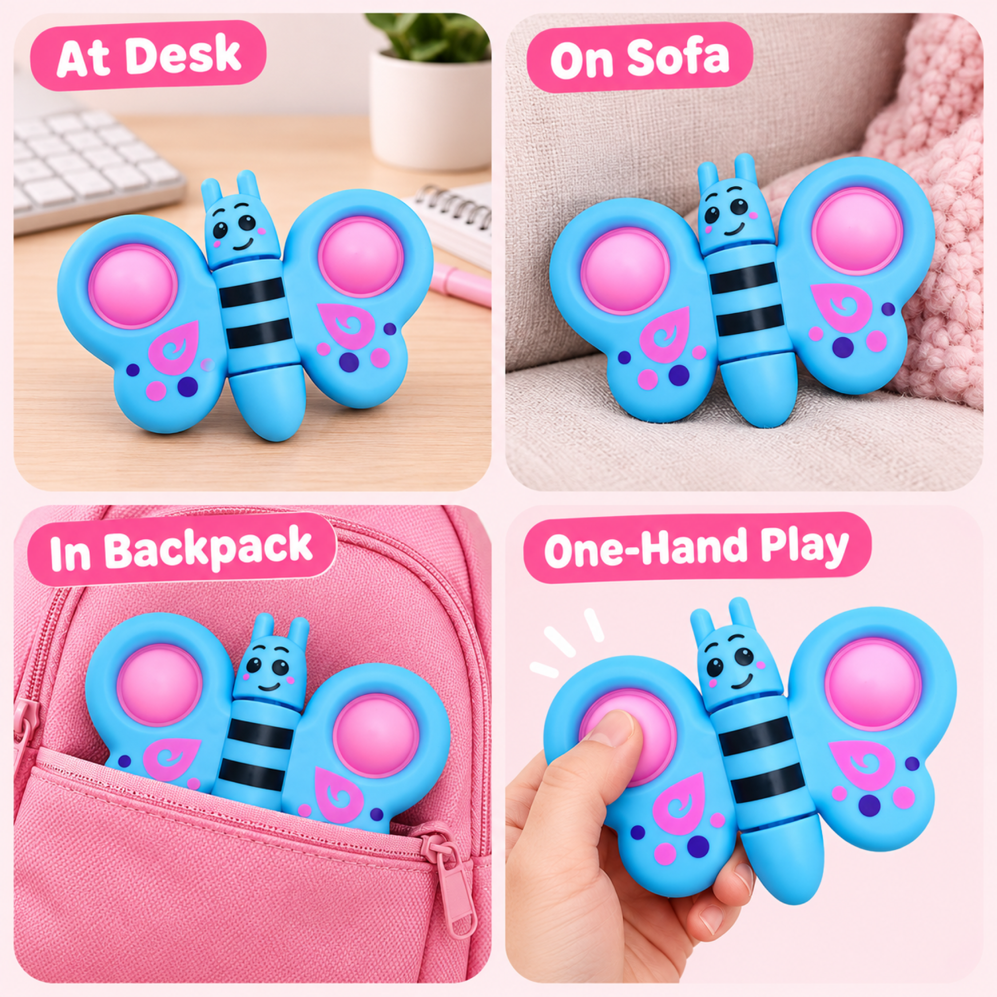 Blue Butterfly Pop Fidget（写真4枚目）