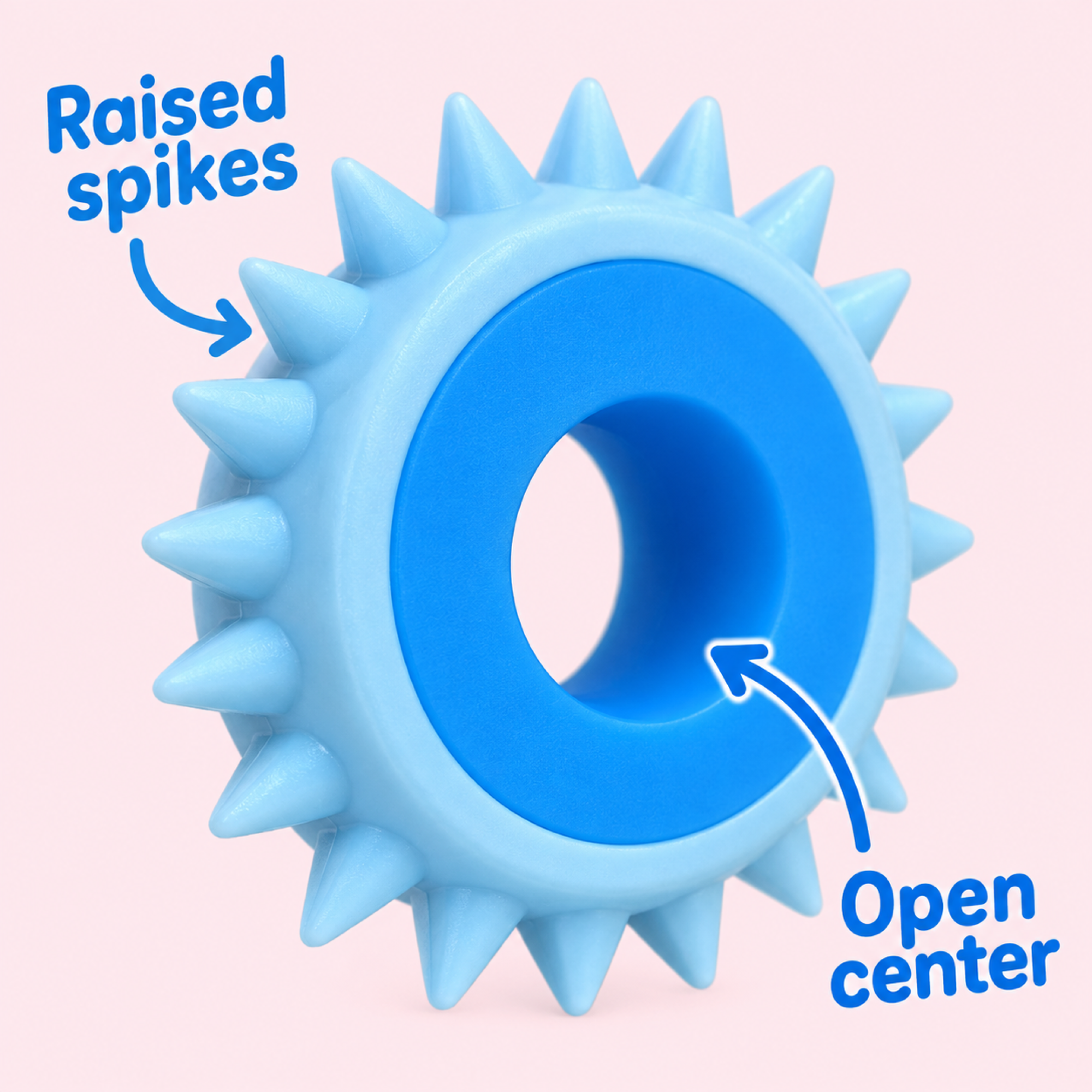 Blue Silicone Sensory Spinner Ring（写真3枚目）