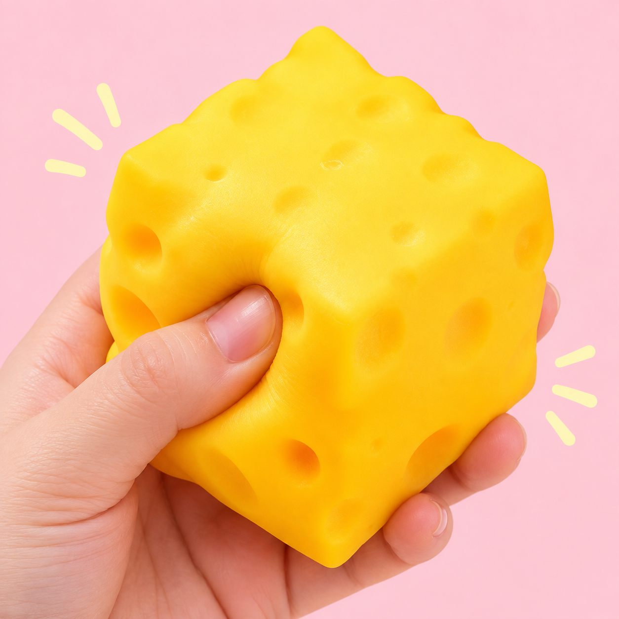Cheese Block Squishy — 別アングル