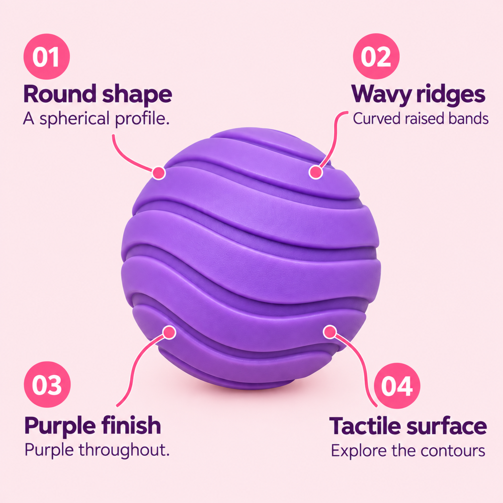 Purple Magnetic Sensory Ball（写真2枚目）
