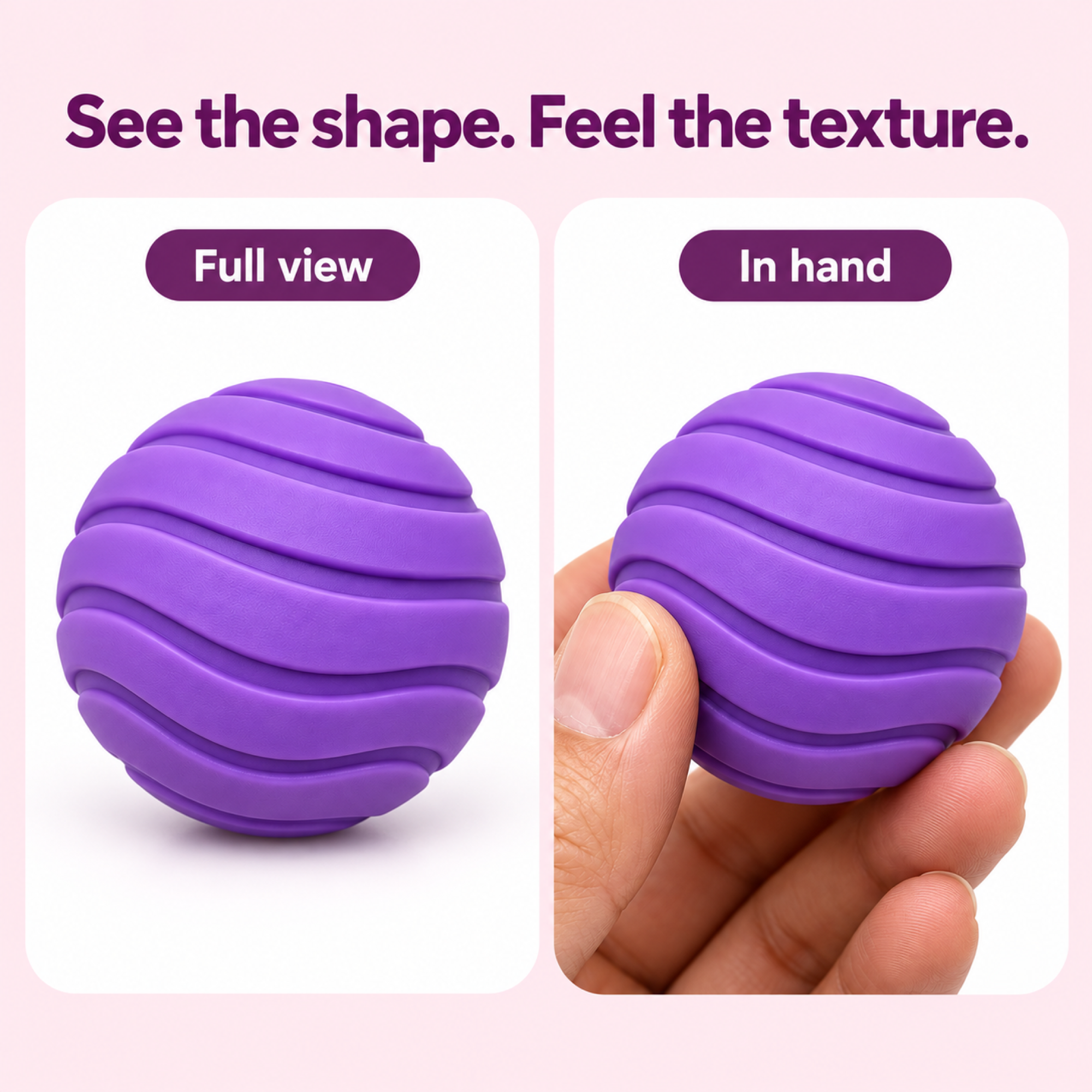 Purple Magnetic Sensory Ball（写真4枚目）