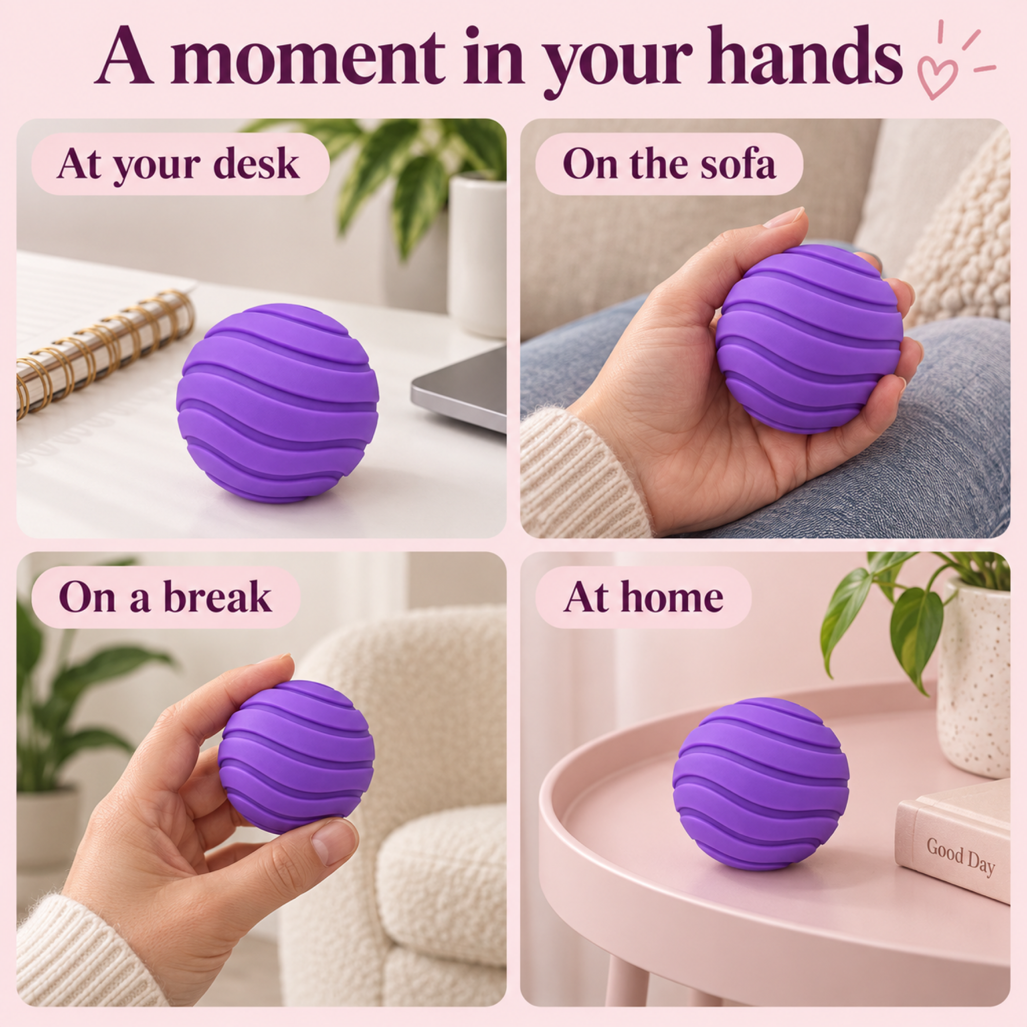 Purple Magnetic Sensory Ball（写真5枚目）