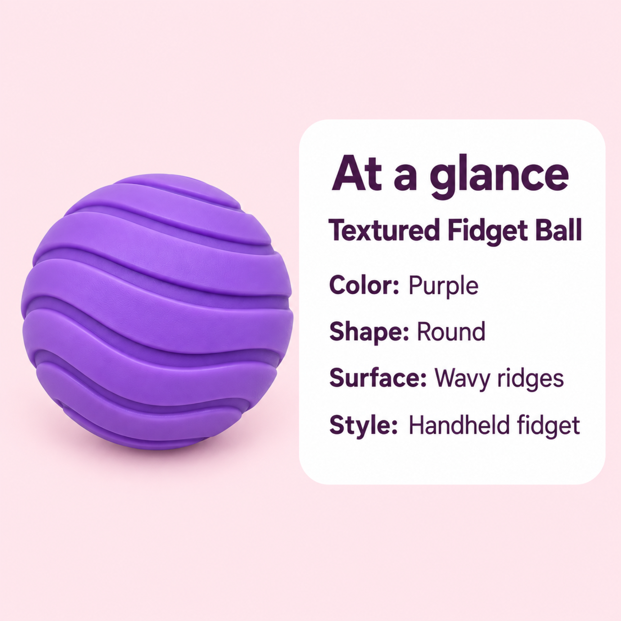 Purple Magnetic Sensory Ball（写真6枚目）