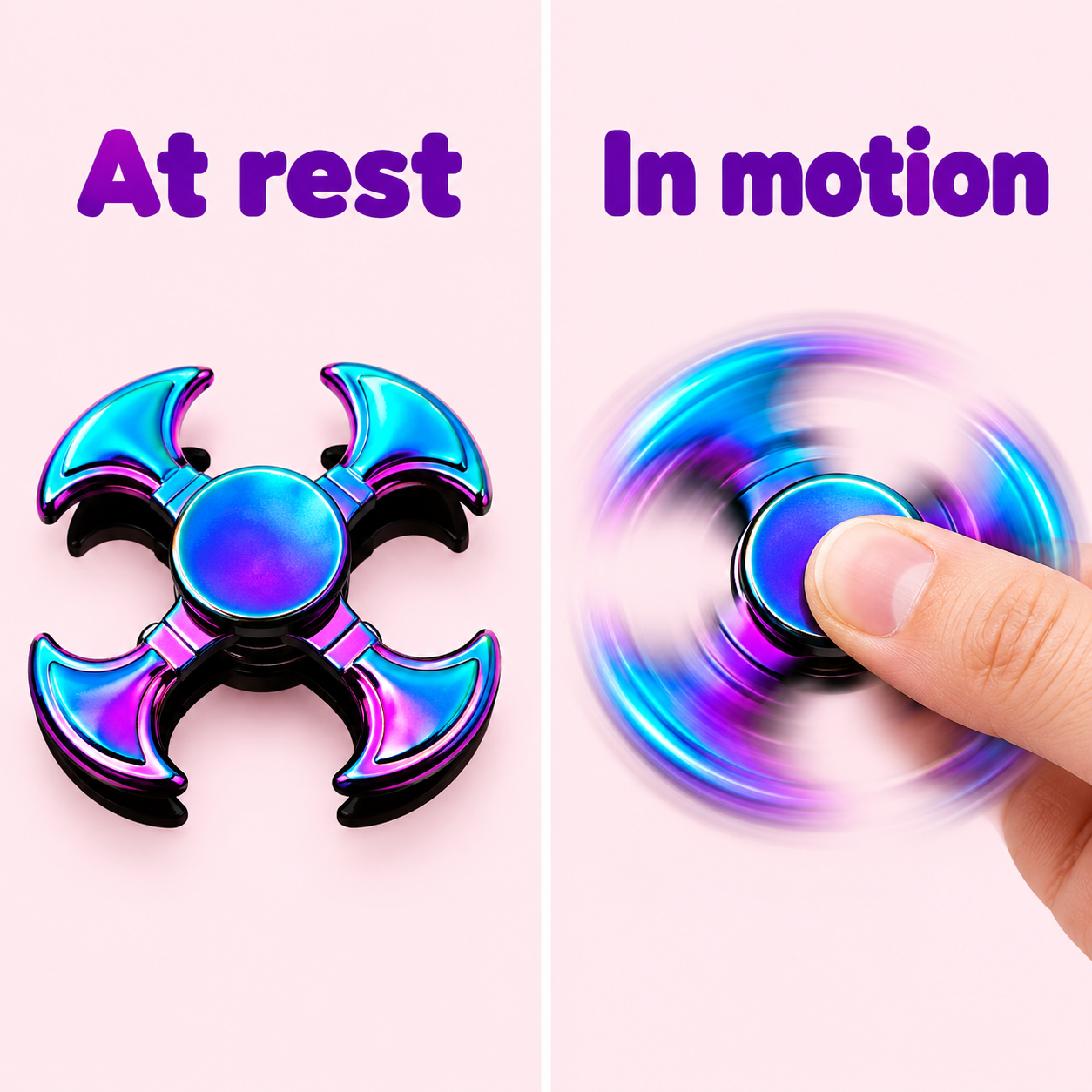 Metallic Purple Blue Fidget Spinner（写真4枚目）
