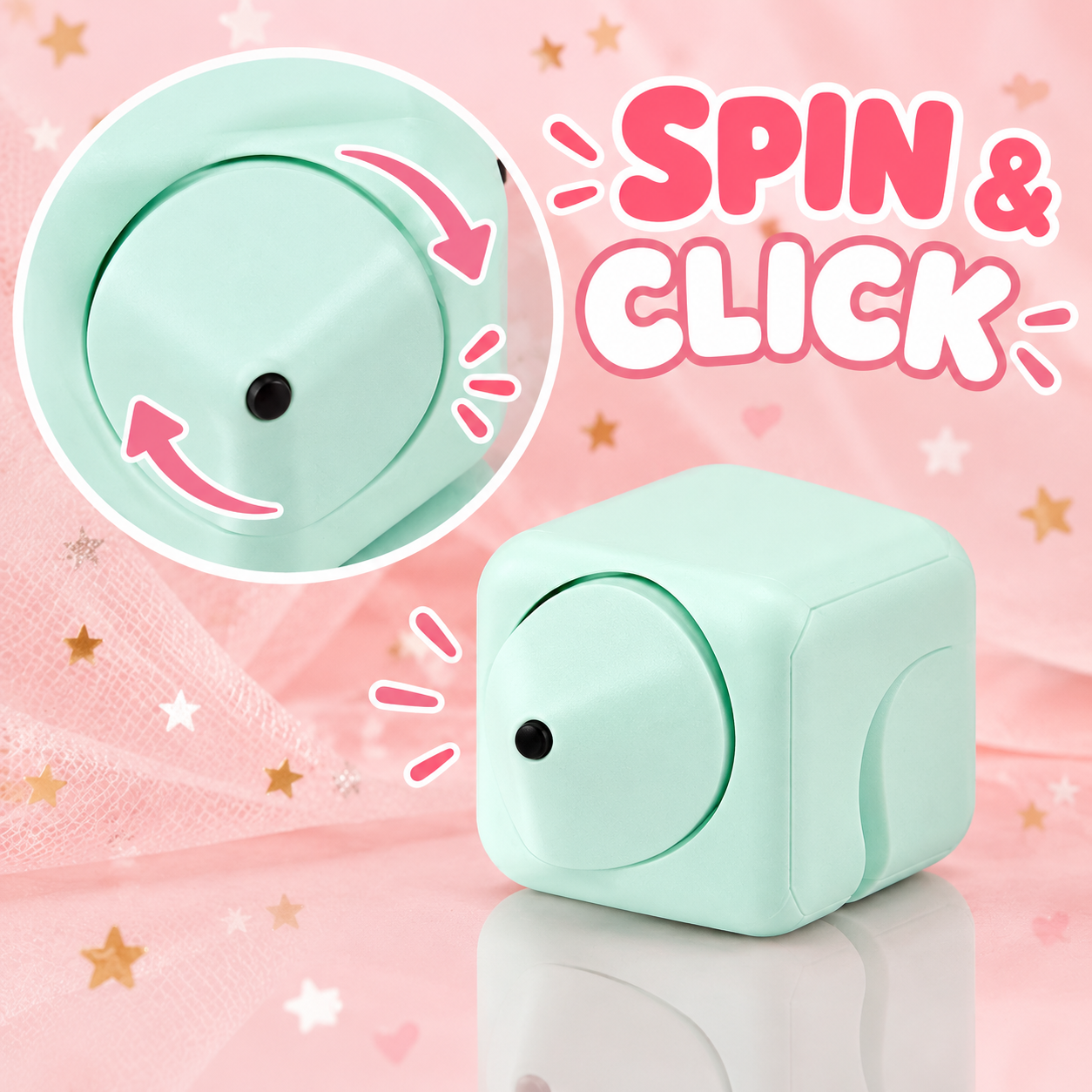 Mint Spin & Slide Fidget Cube (foto 2)