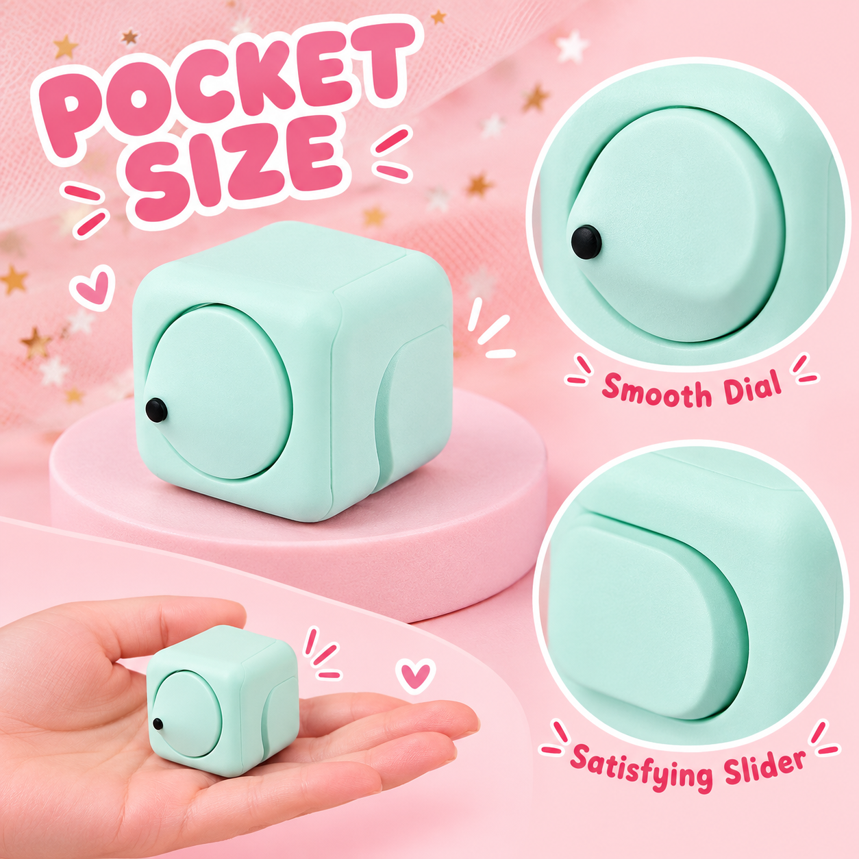 Mint Spin & Slide Fidget Cube (foto 5)