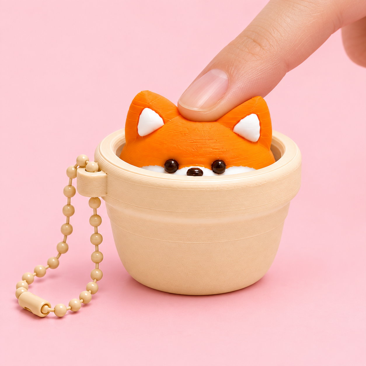 orange-fox-pop-up-clicker-keychain
