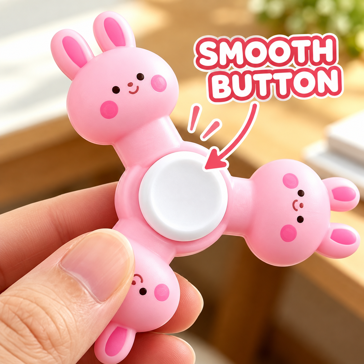 Pink bunny finger spinner image 5