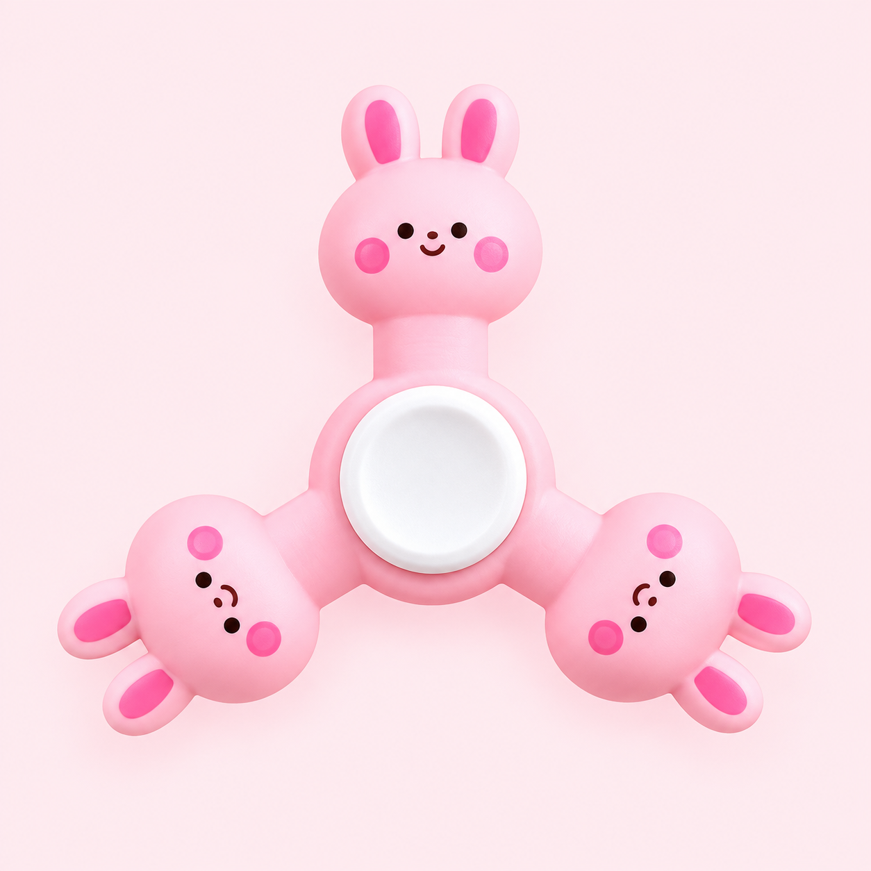 Pink Bunny Spinner｜低反発スクイーズ・ストレス解消おもちゃ