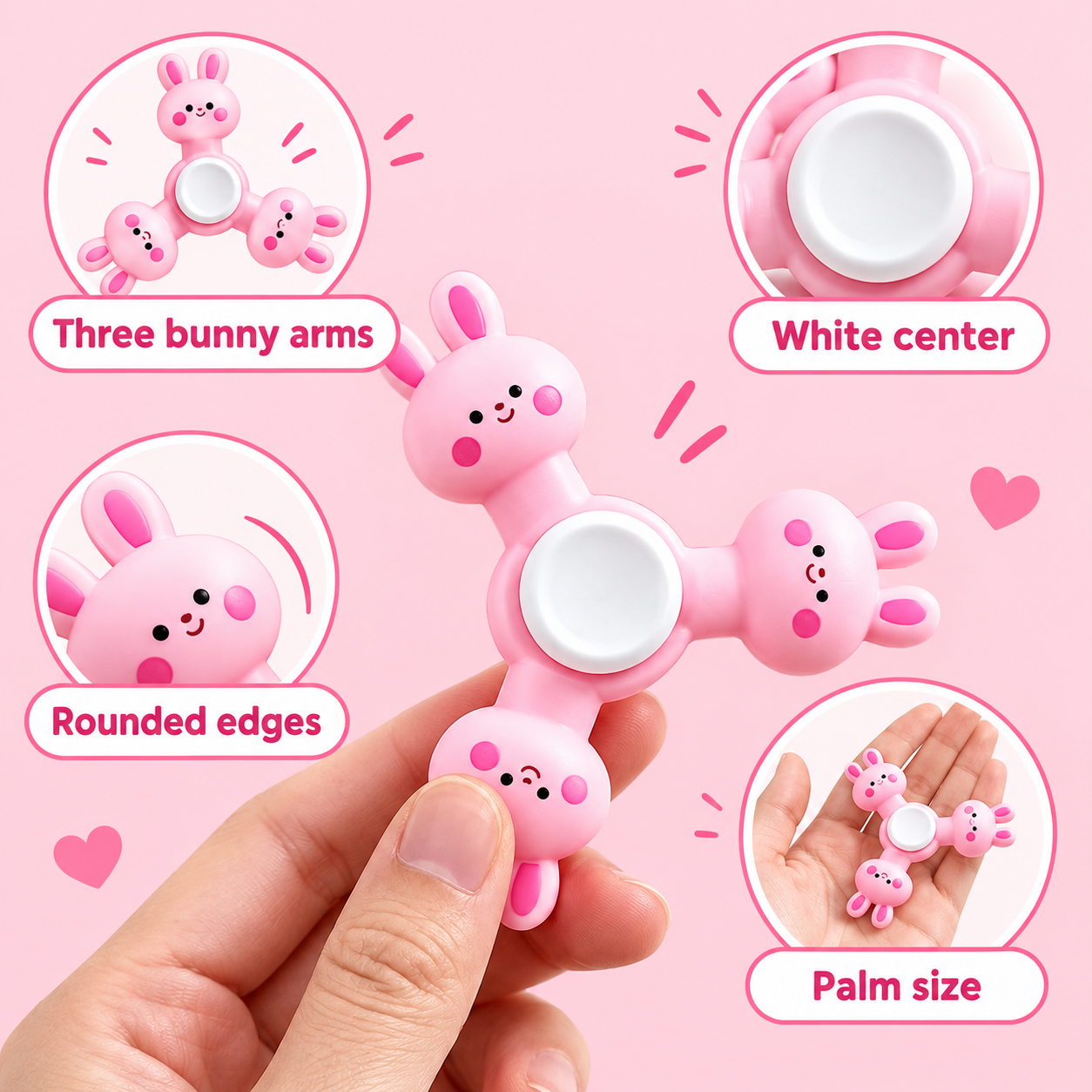 Pink Bunny Spinner（写真6枚目）