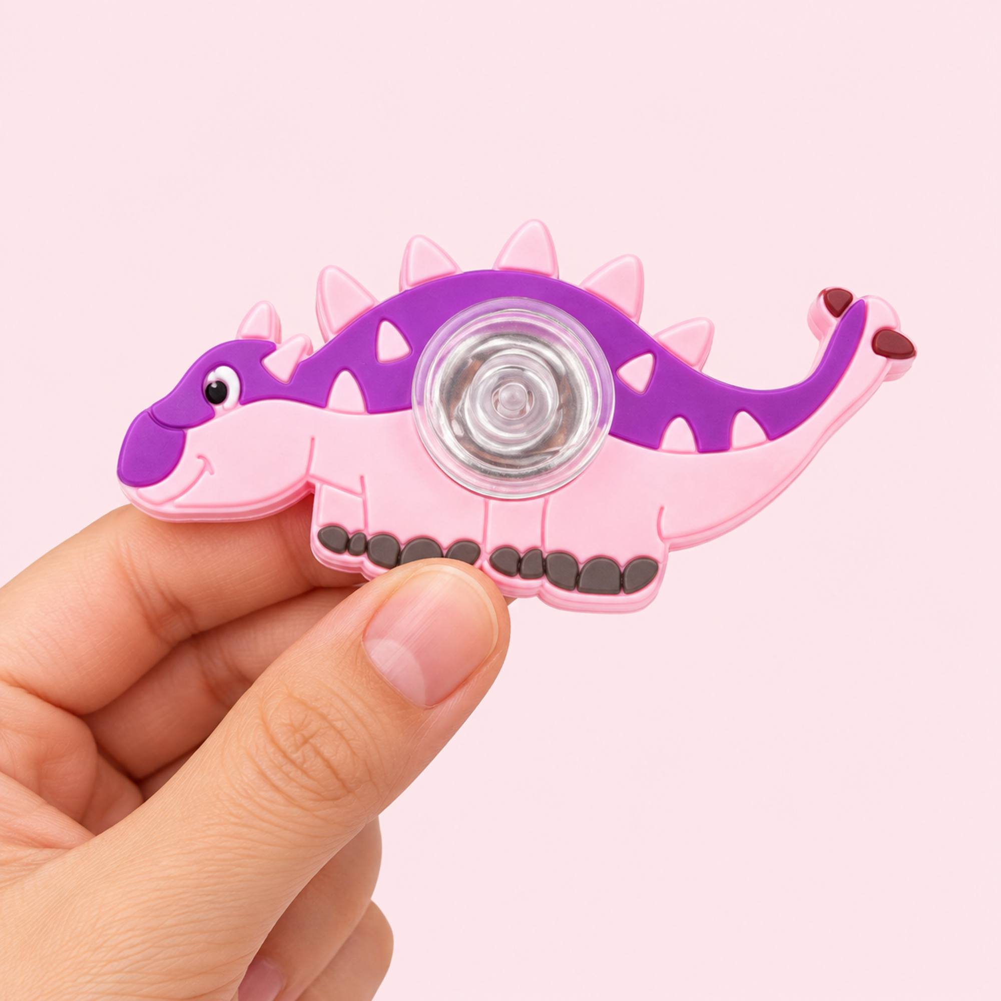 Pink purple dragon finger spinner