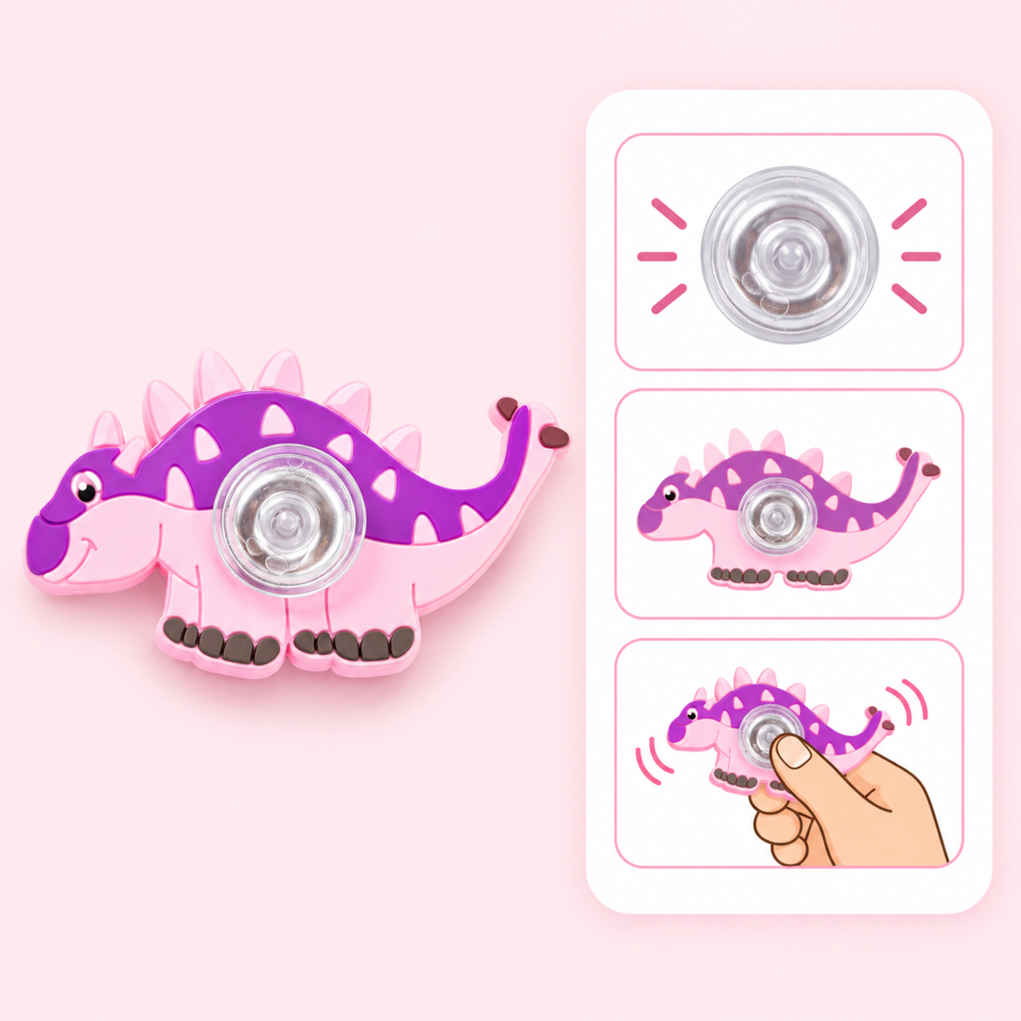 Pink Purple Dragon Finger Spinner（写真3枚目）