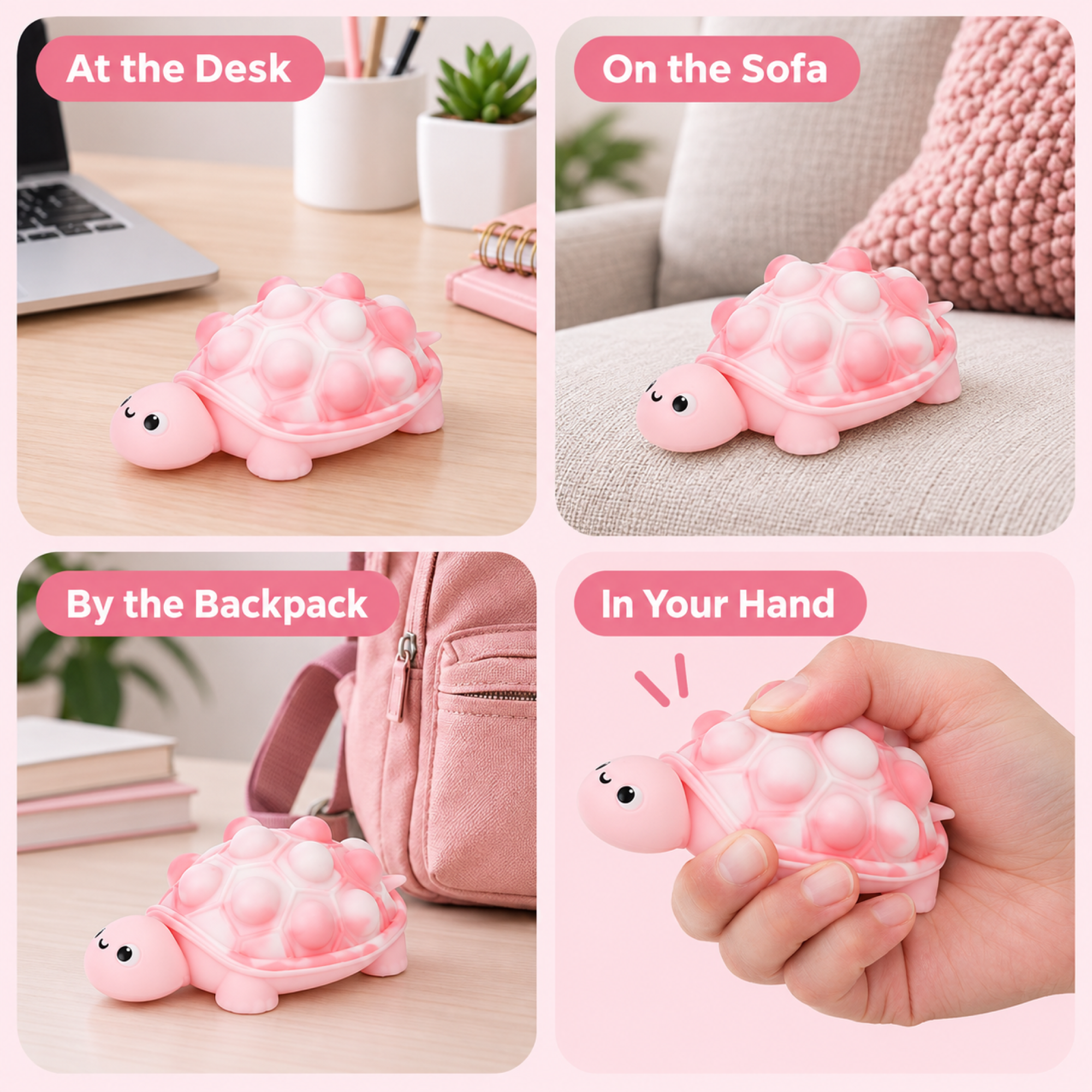 Pink Turtle Shell Fidget（写真5枚目）