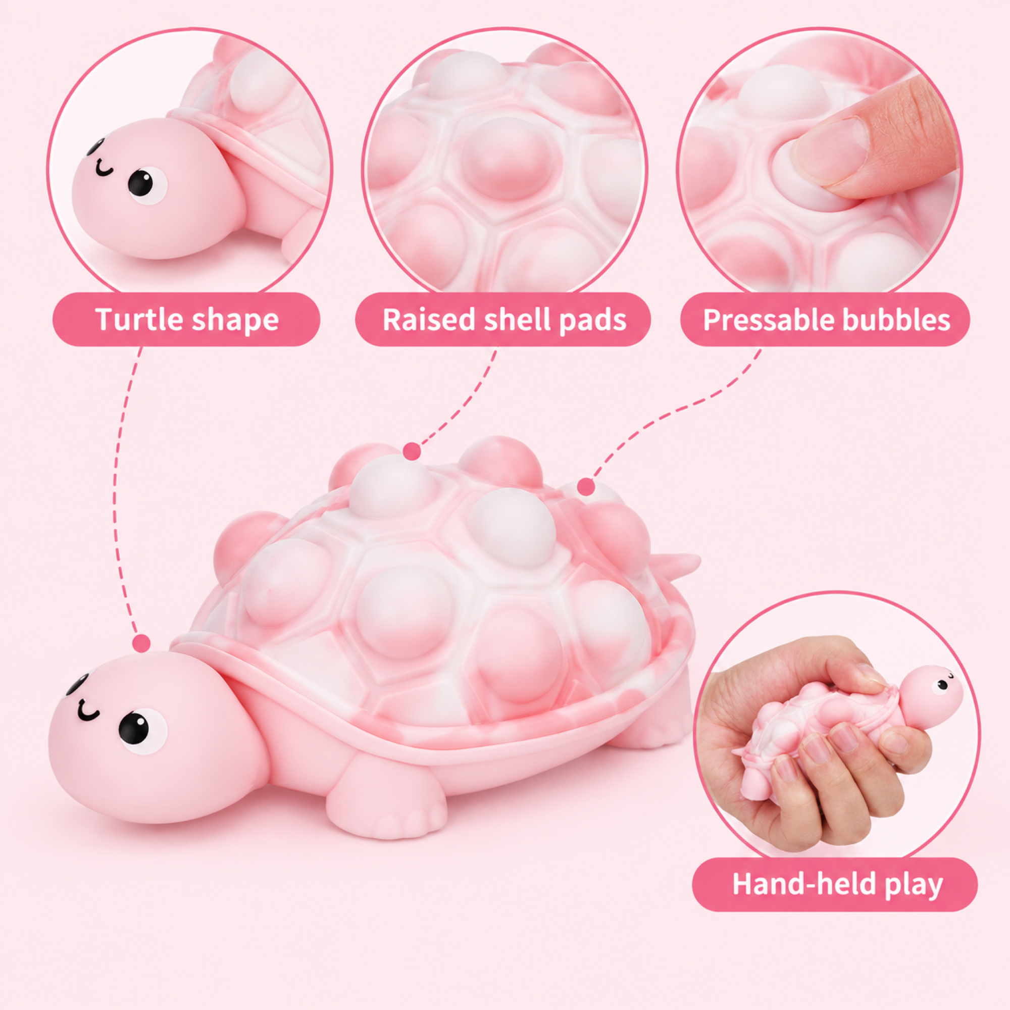 Pink Turtle Shell Fidget（写真6枚目）