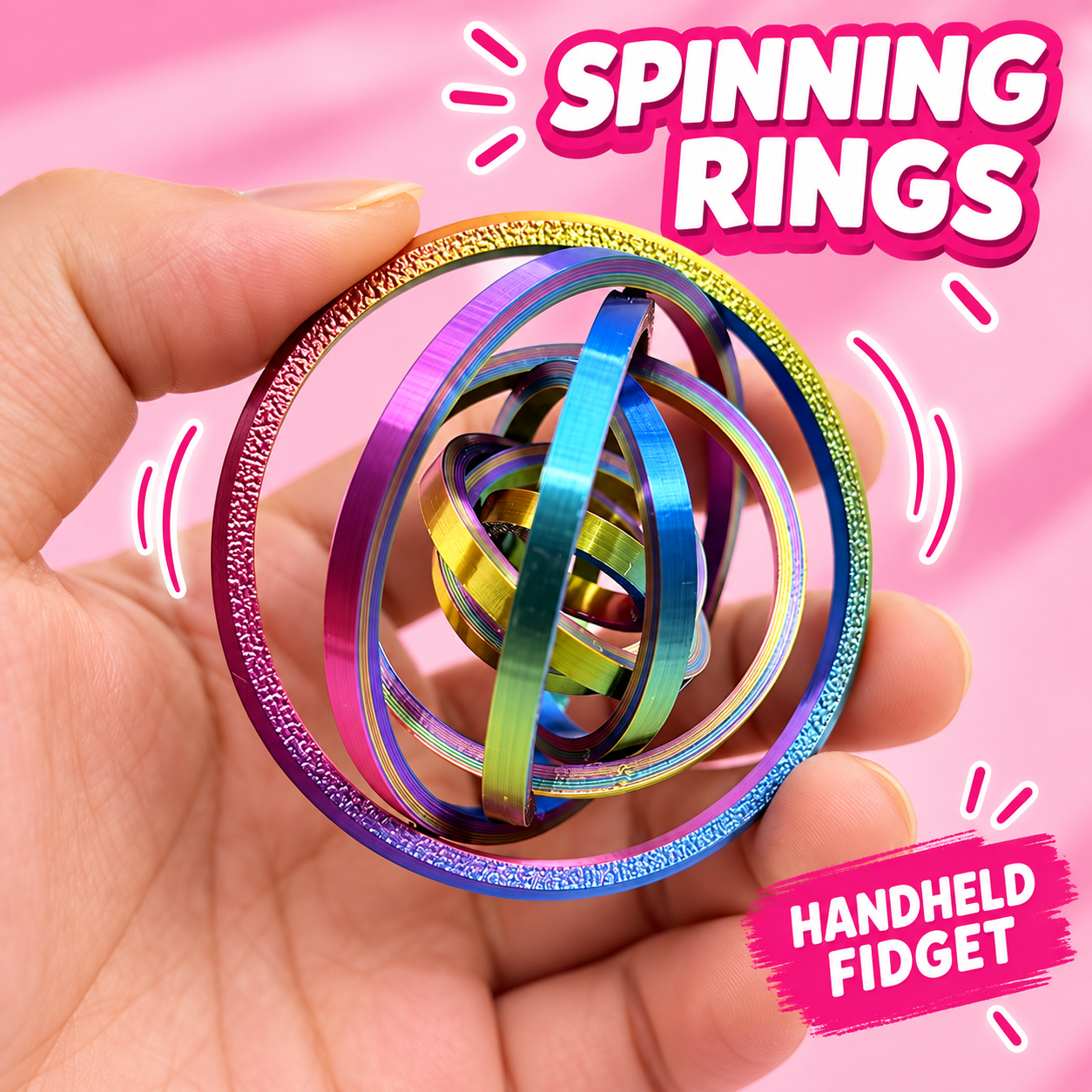 Rainbow Multi-Ring FidgetphotoSuffix