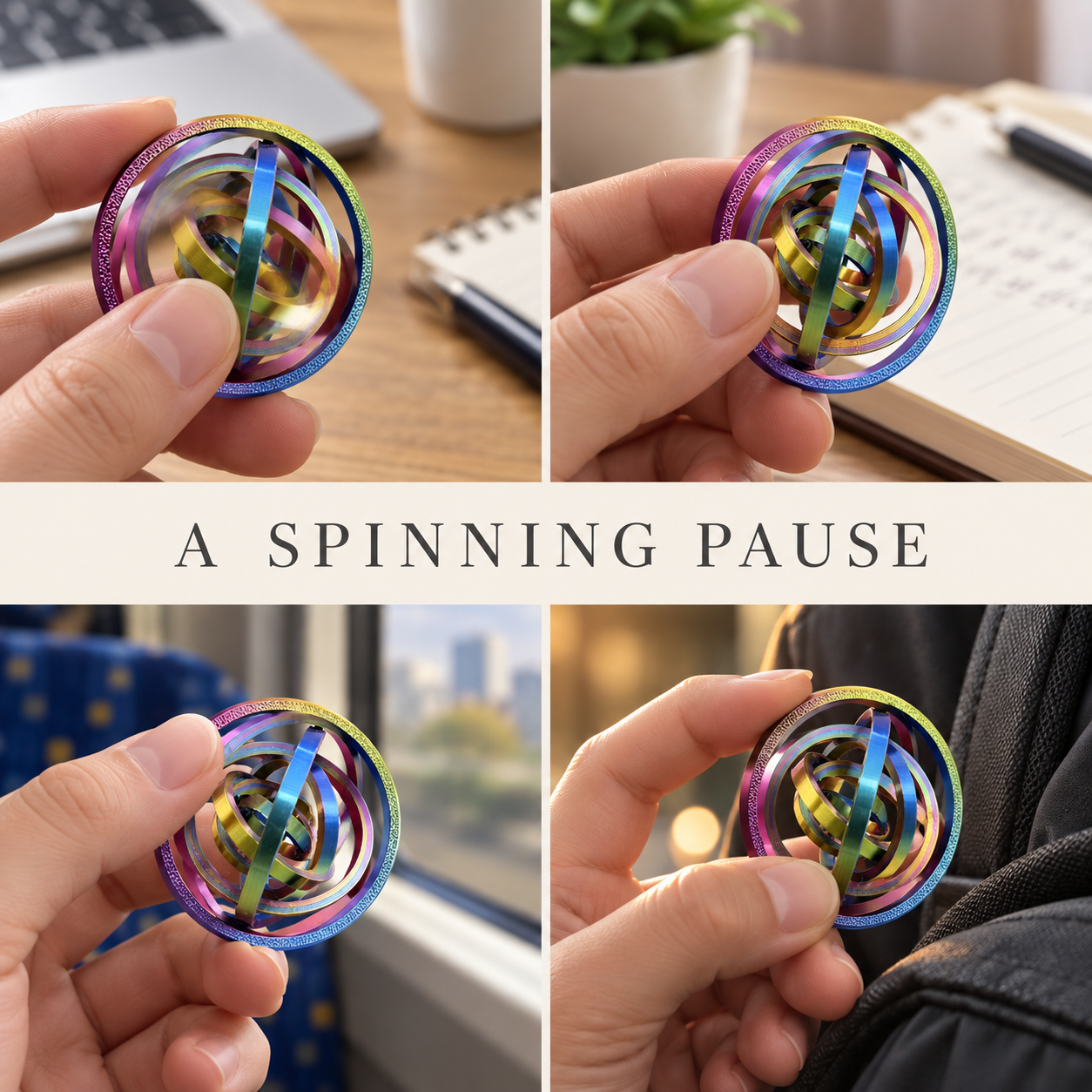 Rainbow Multi-Ring FidgetphotoSuffix