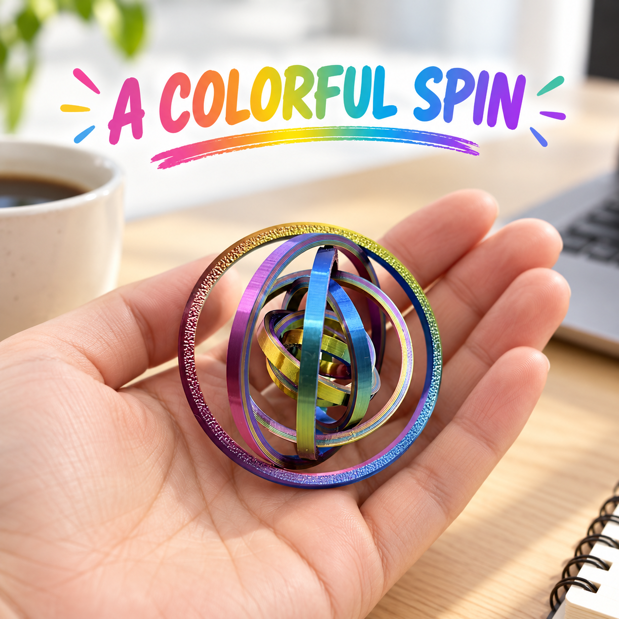 Rainbow Multi-Ring FidgetphotoSuffix