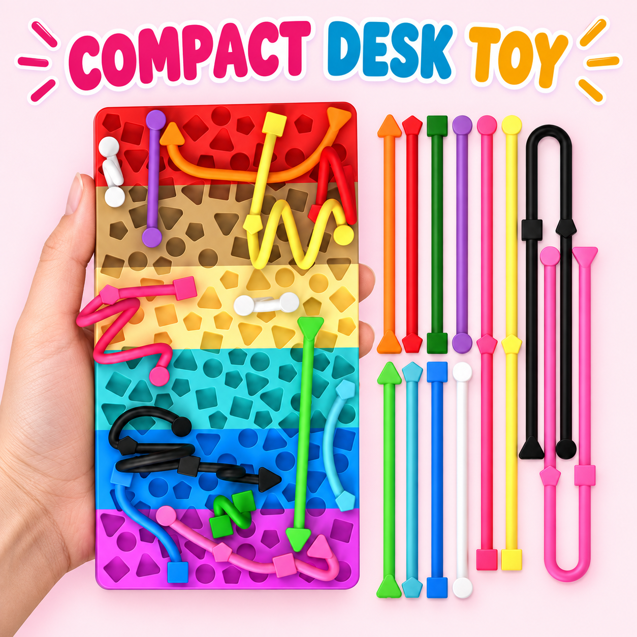 Rainbow Sensory Activity Board