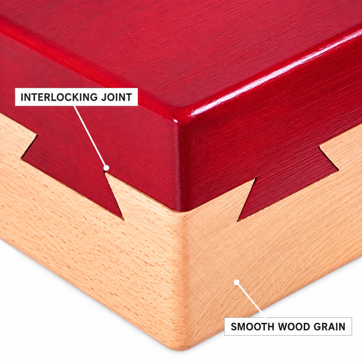 Red Interlocking Puzzle Box (foto 3)