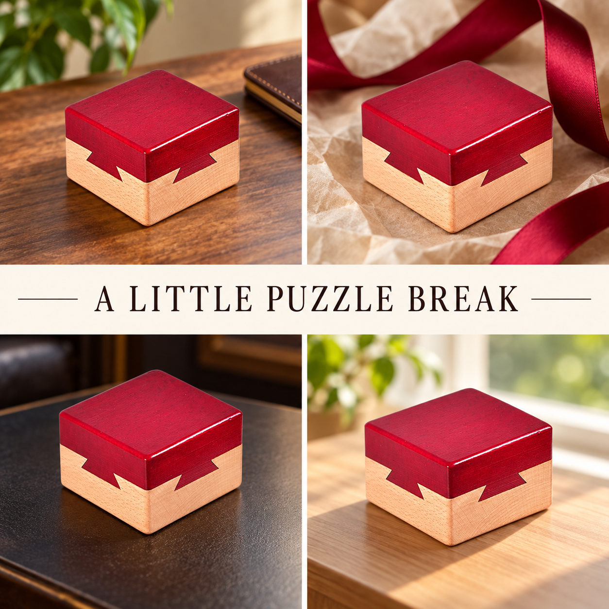 Red Interlocking Puzzle Box (foto 5)