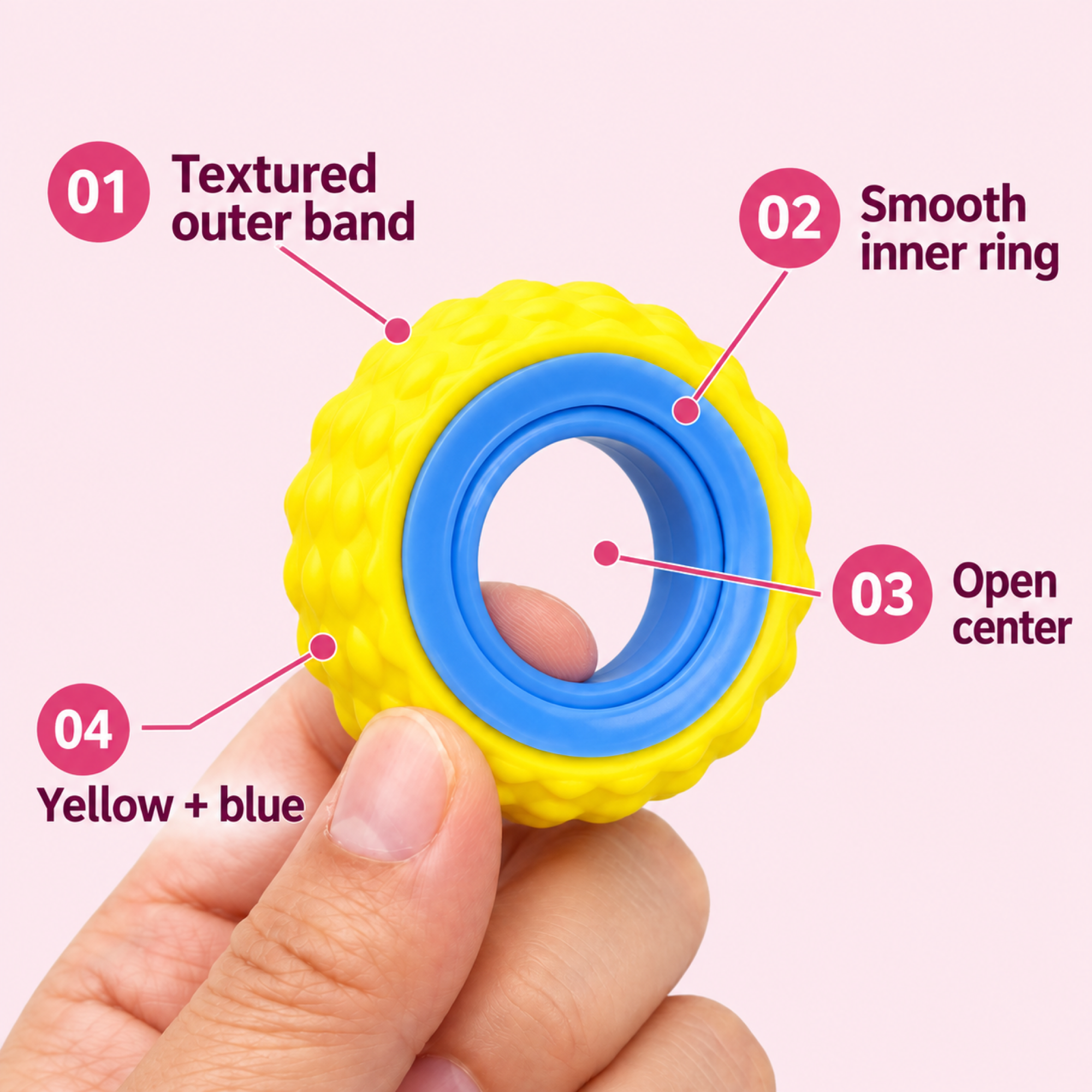 Yellow & Blue Sensory Ring（写真2枚目）
