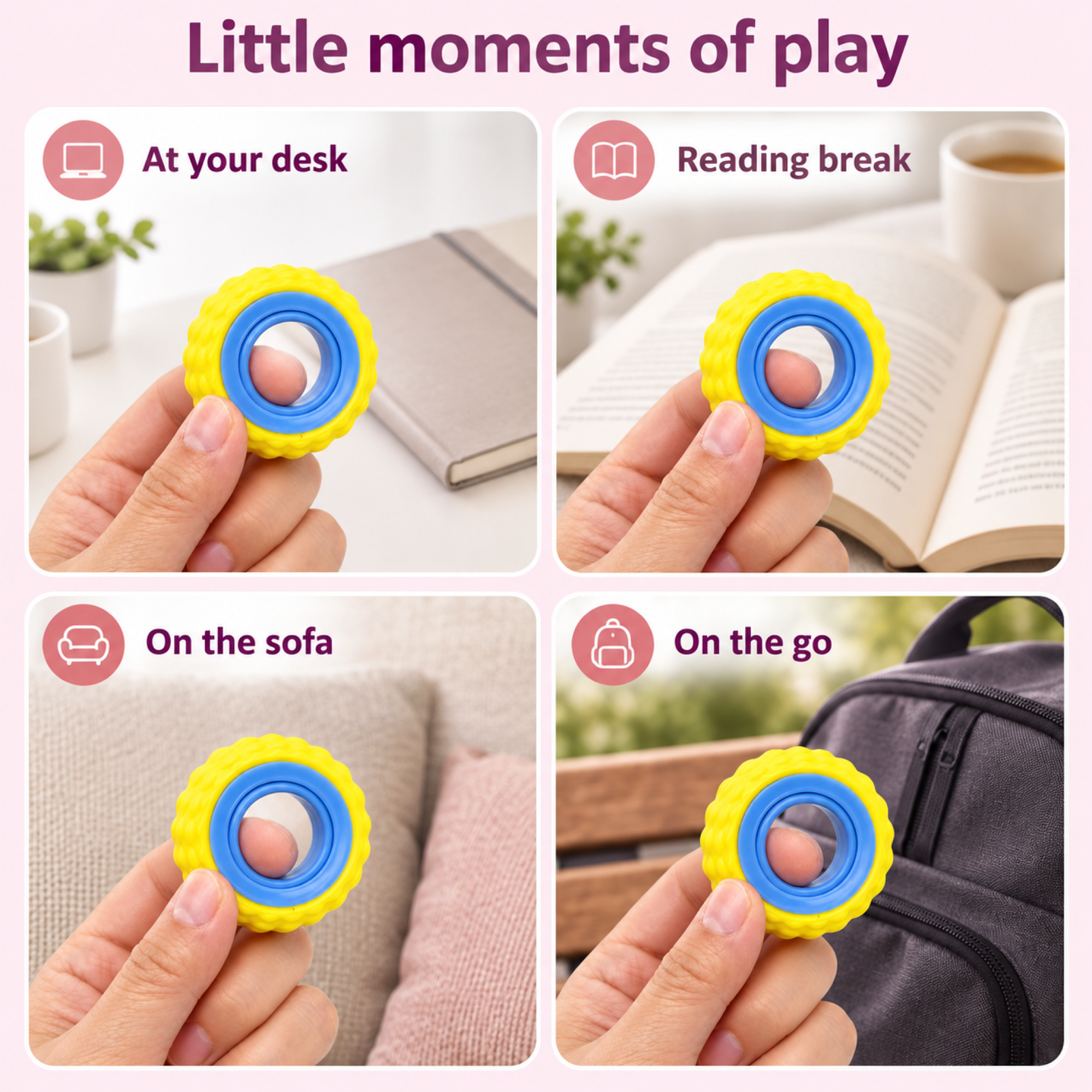 Yellow & Blue Sensory Ring（写真5枚目）