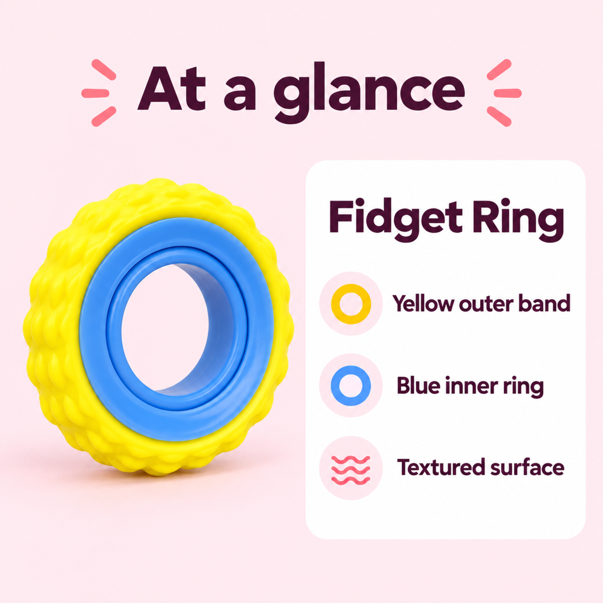 Yellow & Blue Sensory Ring（写真6枚目）
