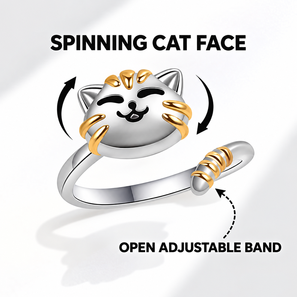 silver-cat-face-spinner-ring