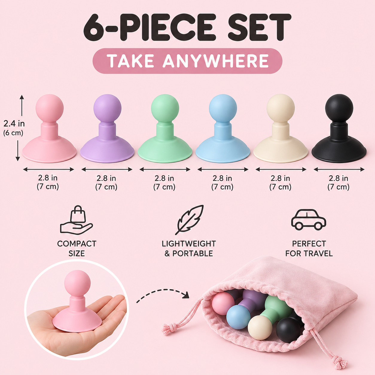 Colorful Suction Cup Sensory Fidget Setรูปภาพต่อท้าย