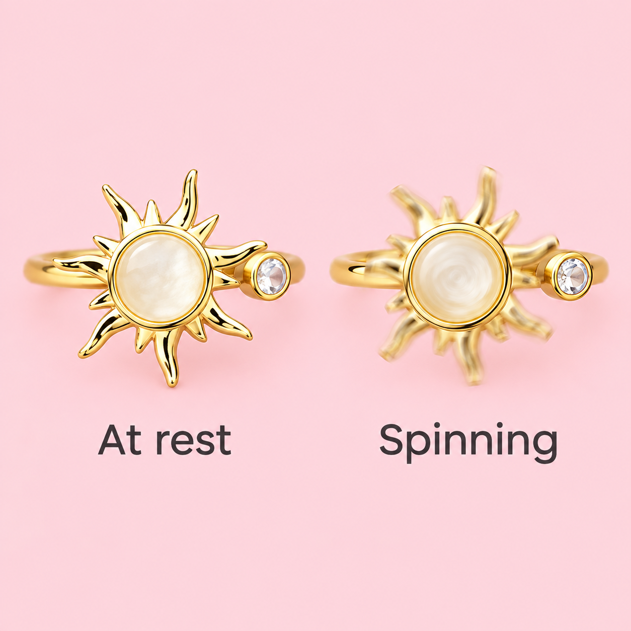 Sunburst Spinner Ring（写真5枚目）