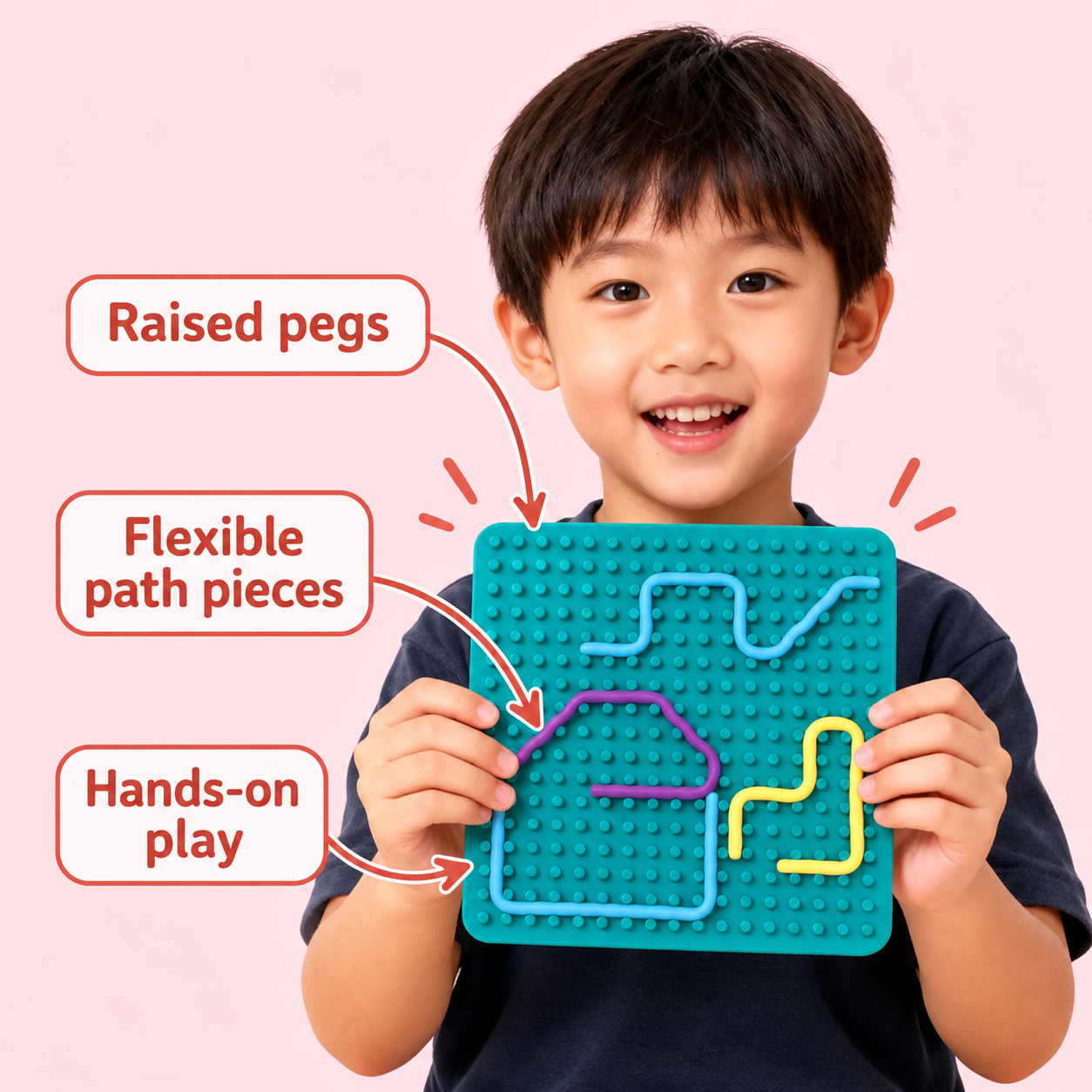 Teal Sensory Activity Board（写真2枚目）
