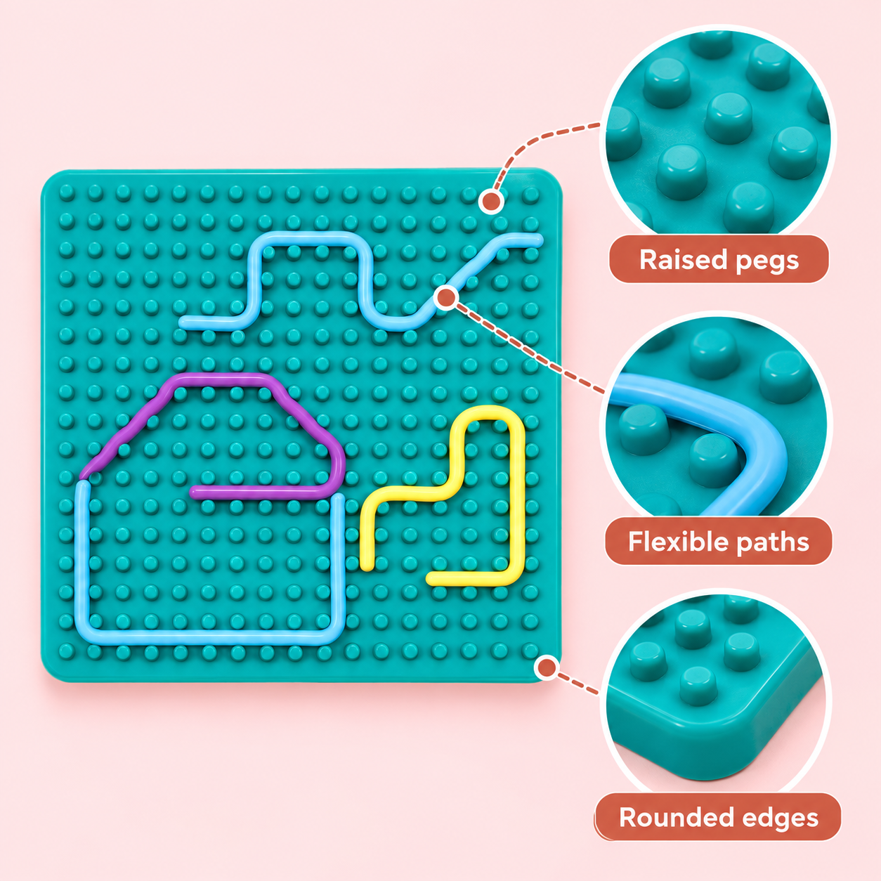 Teal Sensory Activity Board（写真3枚目）