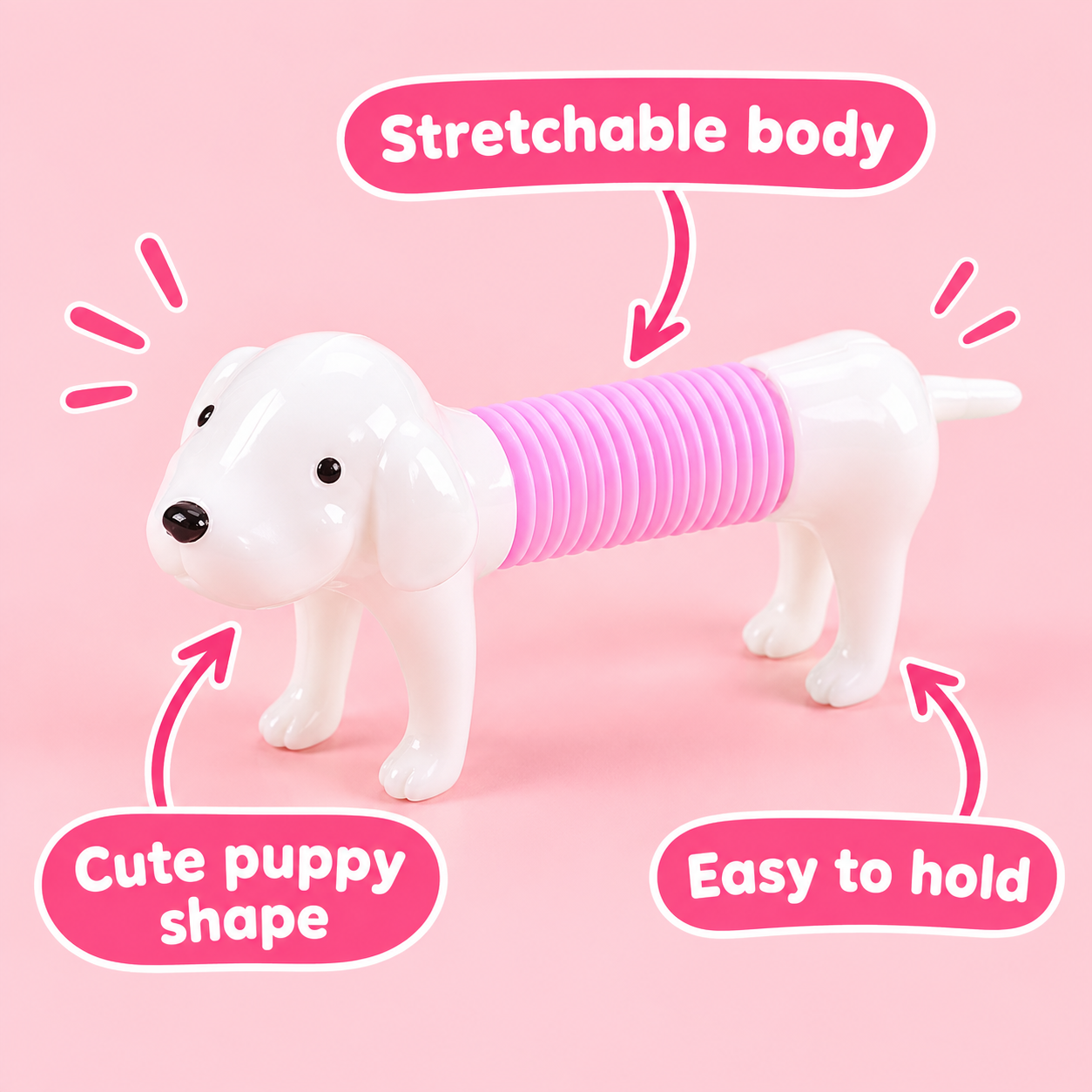 Stretchy Puppy Tangle Toy（写真2枚目）
