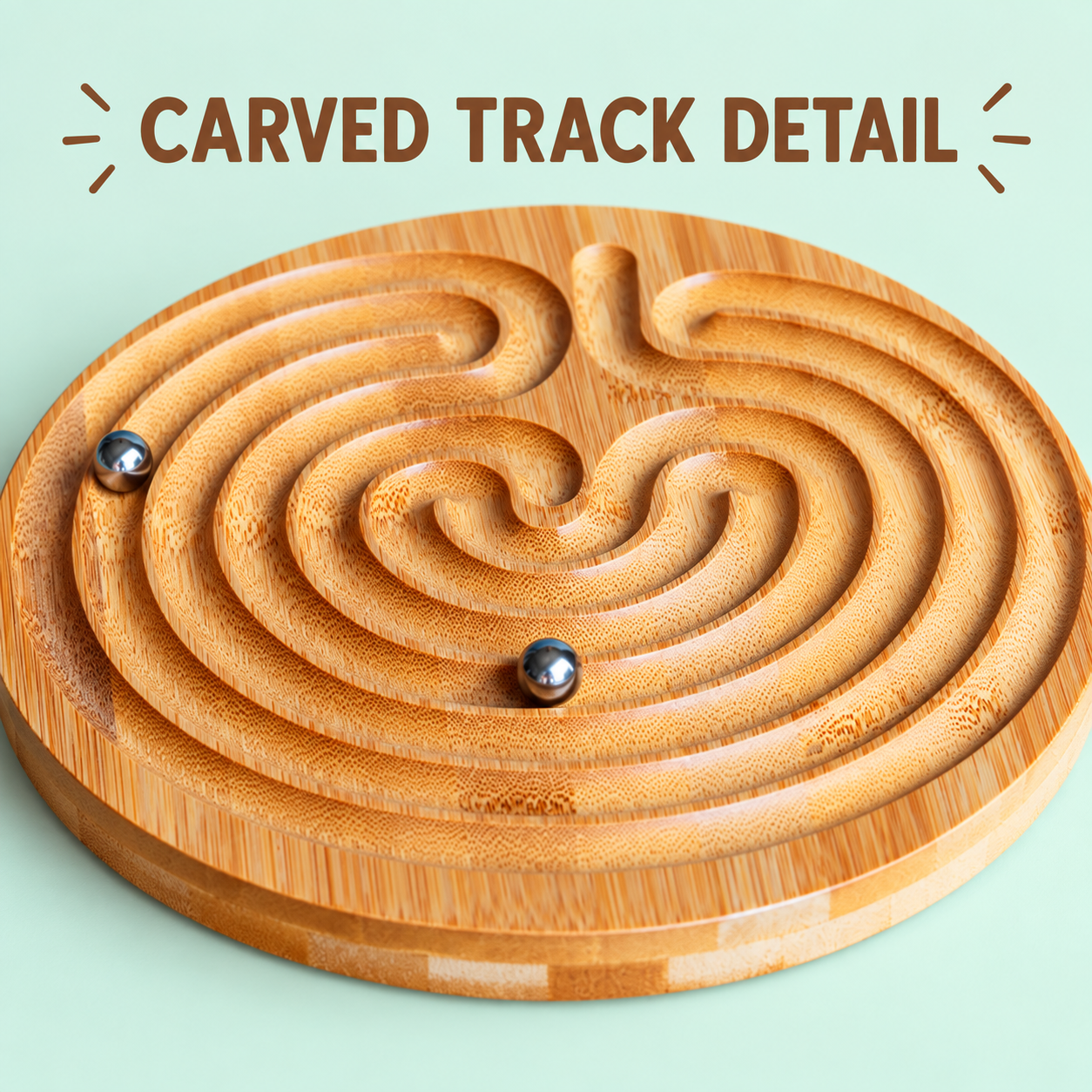 Wooden Rolling Maze BoardphotoSuffix