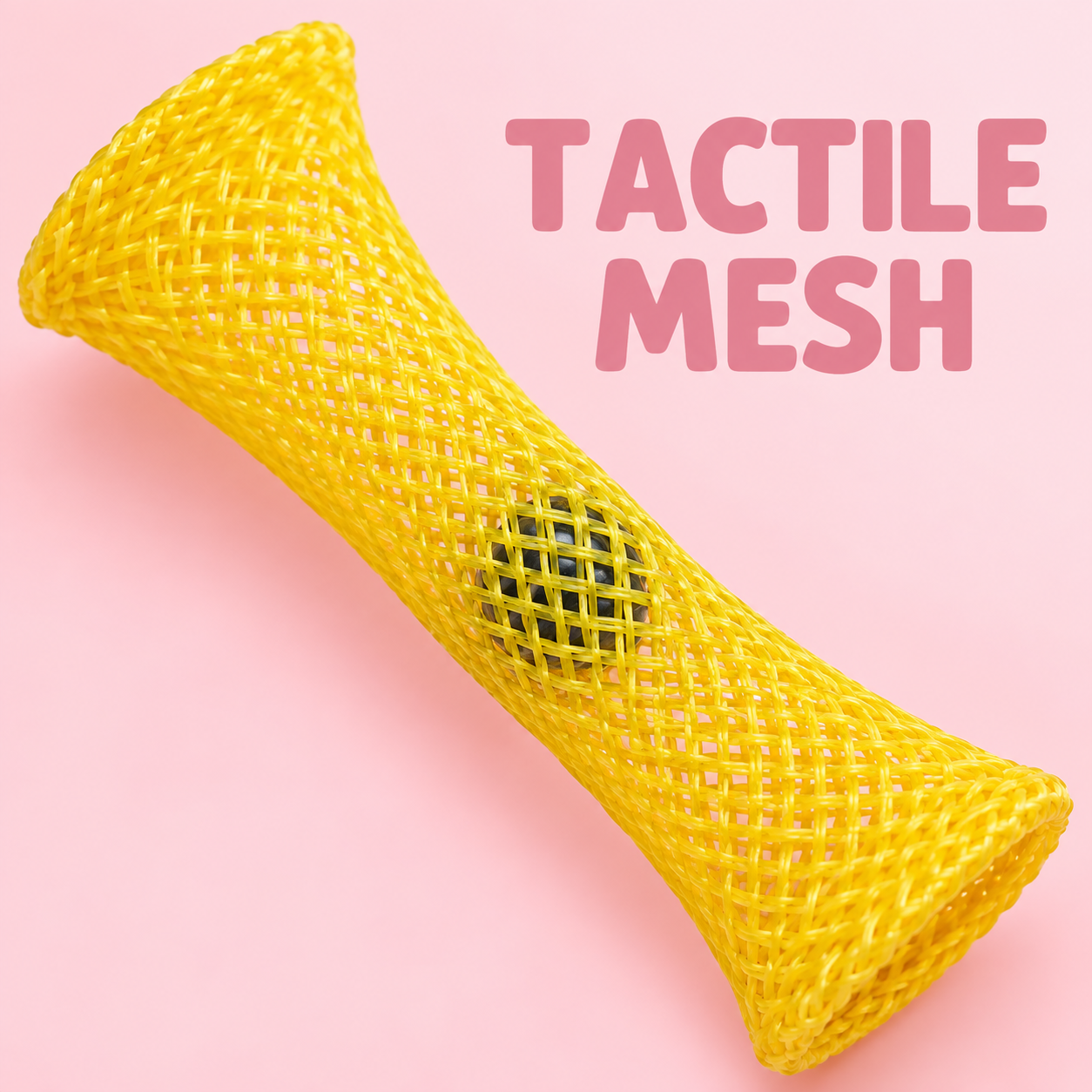 Yellow Mesh Marble Fidget ToyphotoSuffix
