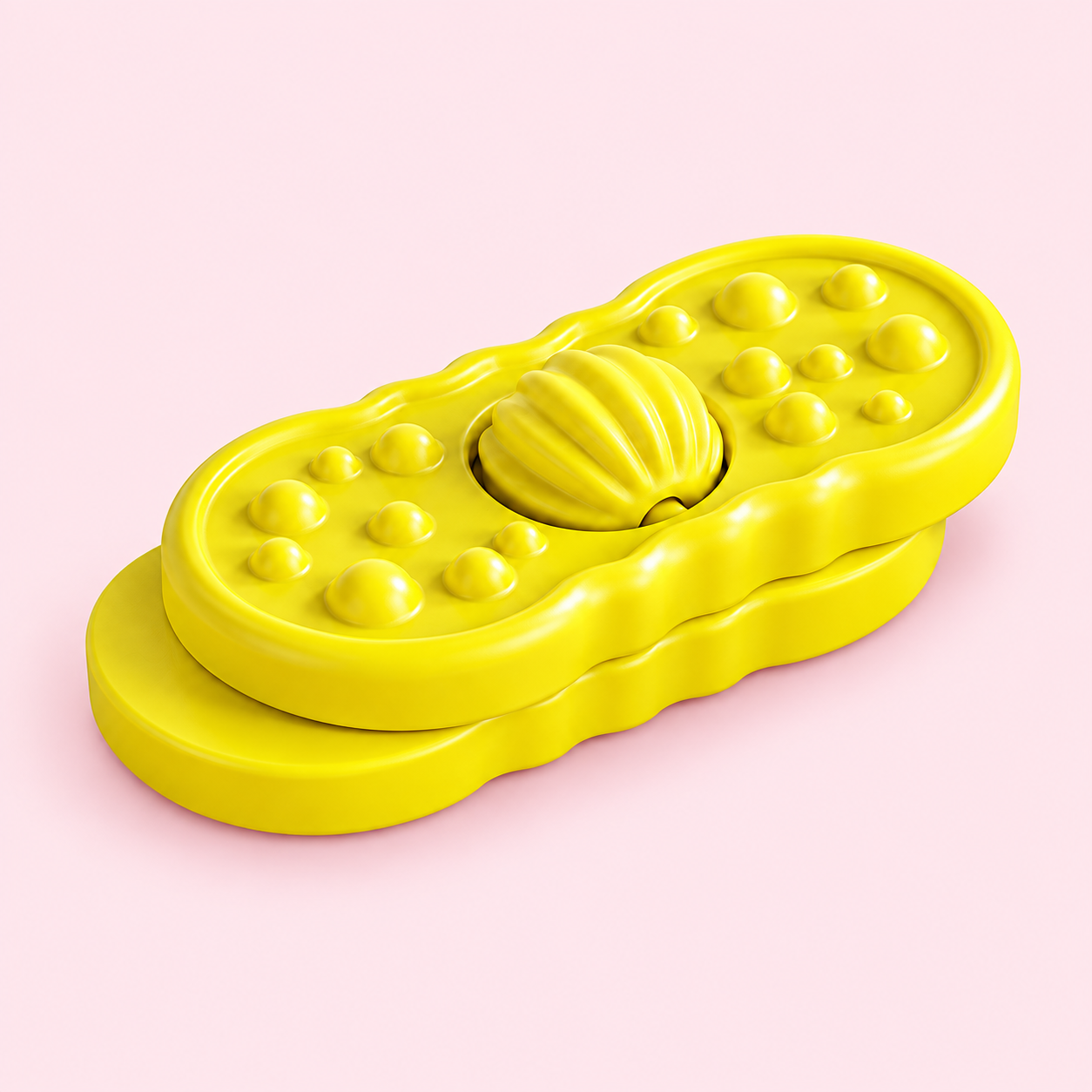 Yellow Textured Slider Fidget Board